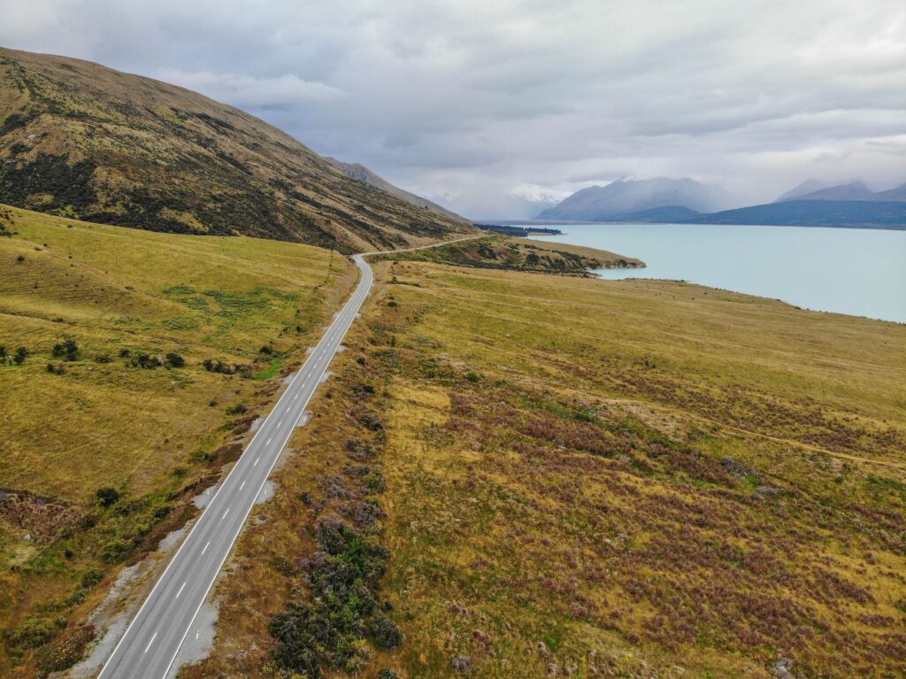 A long New Zealand road.