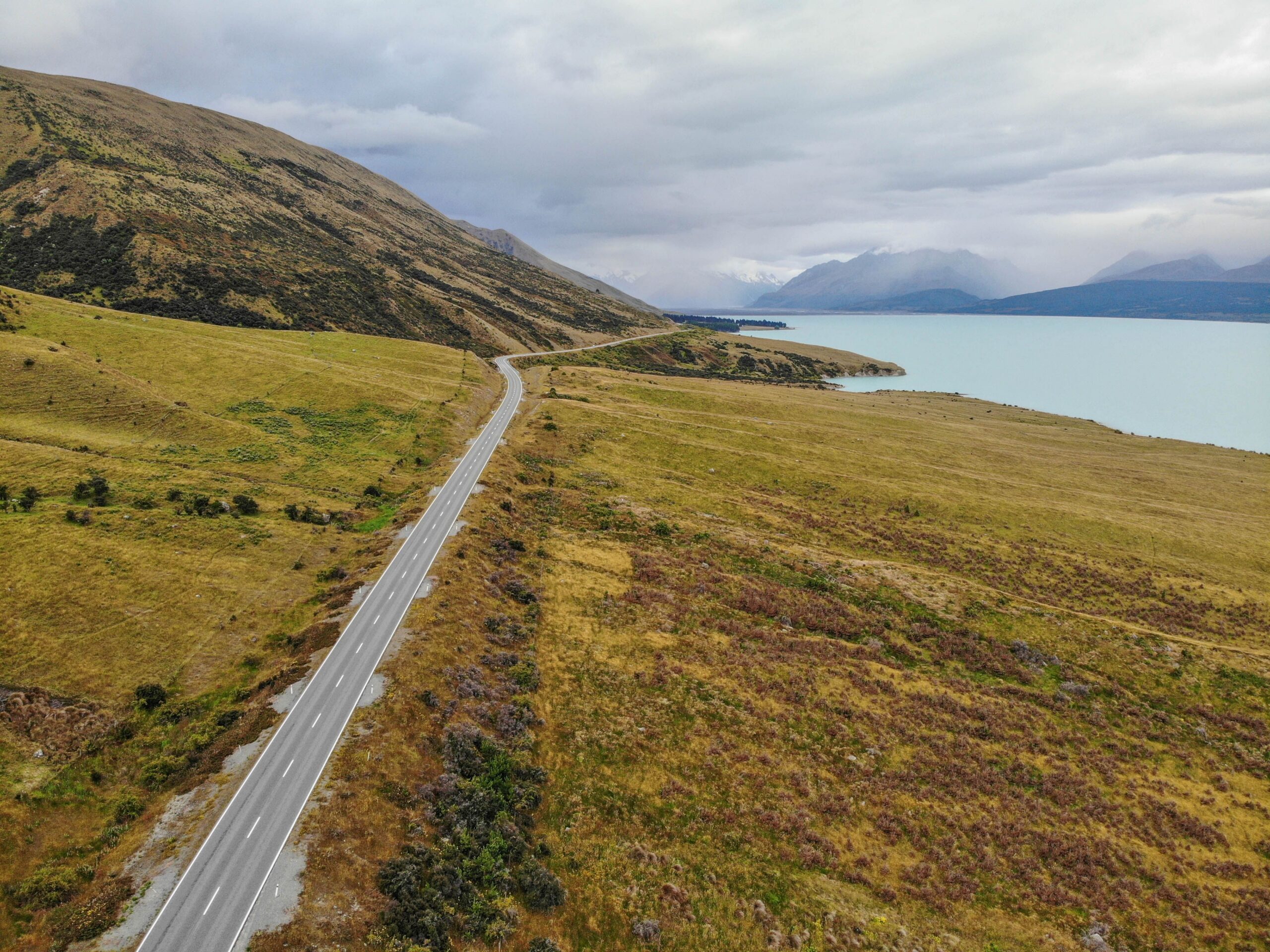A long New Zealand road.